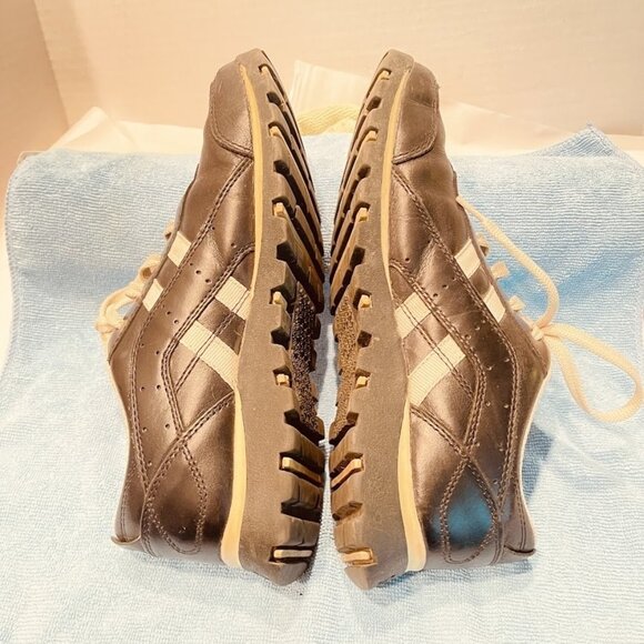 Skechers Shoes Womens Size 7.5 Black Leather Comfort Walking Athletic 45055 Y2K - Picture 6 of 16